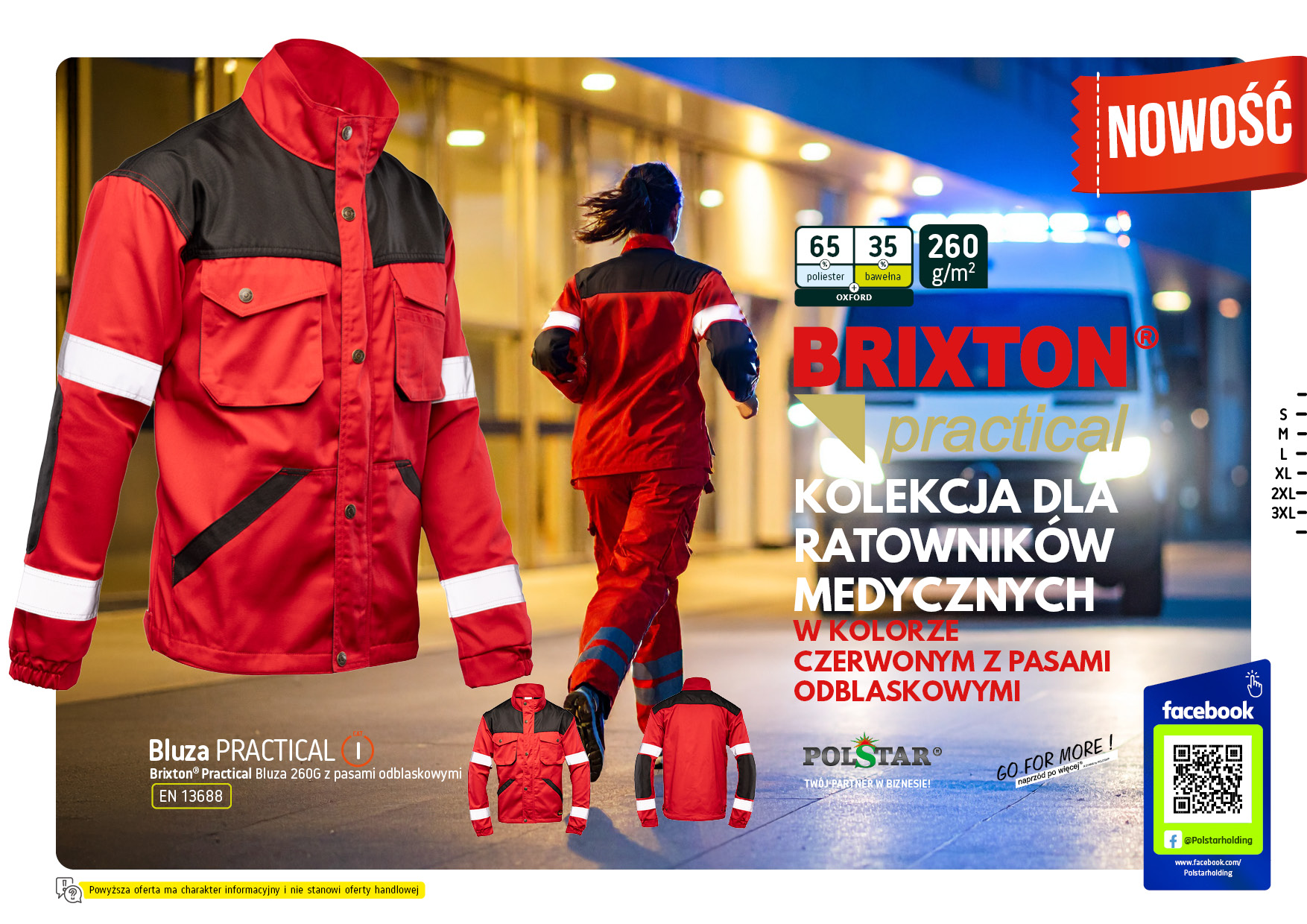 Brixton Practical Bluza Czerwona